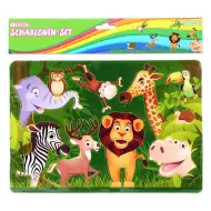 Spirit: Szafari állatok kreatív műanyag rajzsablon