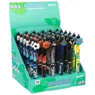 Spirit: Sportok radírozható zseléstoll figurás díszítéssel többféle változatban1db