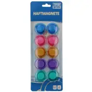 Spirit: White Board színes tábla mágnes 30mm 10db-os szett