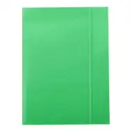 Spirit: Zöld színű gumis mappa A/4-es méretben