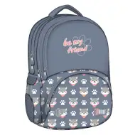 St.Right Be My Friends kutyus mintás iskolatáska hátizsák 17"