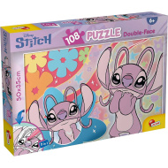 Stitch 2 az 1-ben 108db-os puzzle és színező 50x35cm - Lisciani