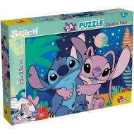 Stitch 2 az 1-ben 24db-os puzzle és színező 35x25cm - Lisciani