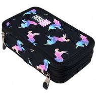 St.Right Rainbow Unicorn emeletes töltött tolltartó