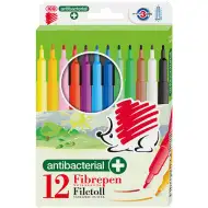 ICO: SÜNI Antibakteriális színes rostirón készlet 12db-os