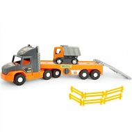 Super Tech Truck kamion dömperrel 78cm - Wader