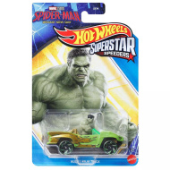 Hot Wheels: Superstar Speeders Pókember Hulk kisautó 1/64 - Mattel