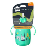 Tommee Tippee: Superstar Zöld Szívószálas Tanuló Itatópohár 300ml