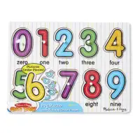 Számok fa puzzle fogantyúval - Melissa &amp; Doug