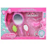 Szépség szett zenélő tükörrel, nyaklánccal és tiarával