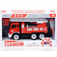 Szerelhető tűzoltóautó emelőkosárral 25cm