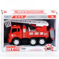 Szerelhető tűzoltóautó emelőkosárral 17cm