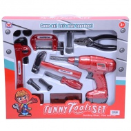 Szerszám készlet mechanikus fúrógéppel 13db-os szett