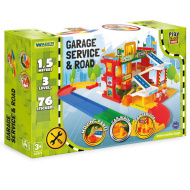 Háromszintes szervizgarázs úttal és kiegészítőkkel - Wader