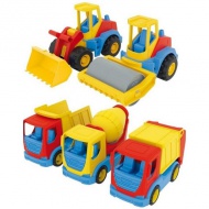 Színes munkagépek 5 féle változatban - Wader