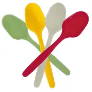 Színes újrafelhasználható kanalak – 8 darabos szett