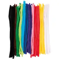 Playbox: Színes zseníliadrót készlet – Ø 15 x 500 mm, 100 darab