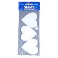 Nebulo: Szívek polisztirol dekoráció 3db-os szett