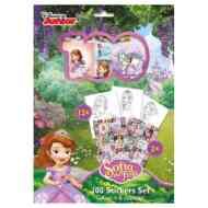 Szófia hercegnő hologramos matricás színező A4