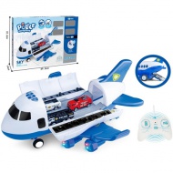 Távirányítós rendőrségi repülőgép fénnyel és hanggal 40cm