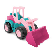 Tech Truck rózsaszín rakodógép 27cm - Wader