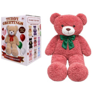 Teddy Greetings: Berry Hugs plüss maci fehér ajándékdobozban 120cm