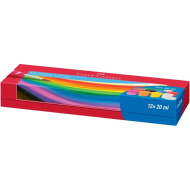 Faber-Castell: Tégelyes tempera szett 12x20ml