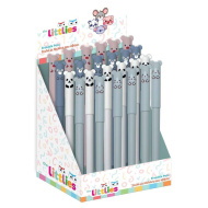 The Littlies: Cuki állatos radírozható golyóstoll többféle 1db