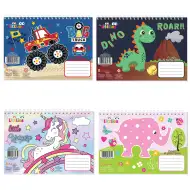 The Littlies vázlatfüzet 40 lapos 17x24cm négyféle változatban