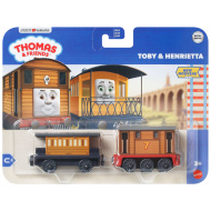 Thomas Deluxe Mozdony Duplacsomag Toby &amp; Henrietta - Mattel