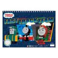 Thomas a gőzmozdony kreatív kifestő szett sablonnal és matricával