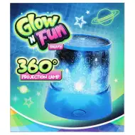 Glow N Fun projektoros lámpa világűr mintával