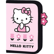 Hello Kitty pink többszintes tolltartó