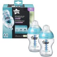 Tommee Tippee: Advanced ANTI-COLIC türkiz cumisüveg 2db-os szett 260 ml (0 hó+)
