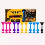 Tossit Family Pack – Pink, Lila, Kék, Sárga tapadókorongos darts társasjáték