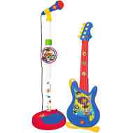 Toy Story 4 elektromos gitár mikrofonnal és állvánnyal - Reig