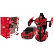 Transformers átalakuló autó piros színben 1/32 - Mondo Motors