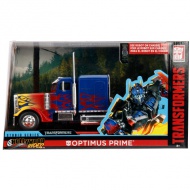 Transformers Optimus Fővezér T1 fém autó 1/24 - Simba Toys