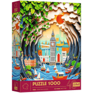 London 3D hatású 40 éves jubileumi kiadás 1000db-os puzzle - Trefl