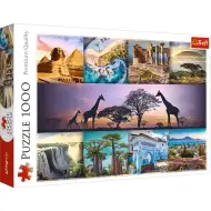 Afrika kollázs 1000db-os HQ puzzle kirakó - Trefl