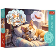 Corgi álomvilága 60db-os puzzle - Trefl