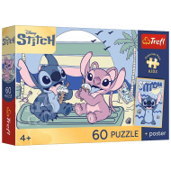 Disney Stitch Fagylaltos móka 60db-os puzzle - Trefl