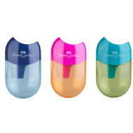 Faber-Castell: Tartályos hegyező trendi színek többféle 1db