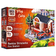 Brick Trick téglából építünk: My City Tűzoltóság 50 darabos építőjáték - Trefl