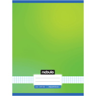 Nebulo: Tűzött kockás friss zöld színű füzet 87-32 A/4