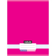 Nebulo: Tűzött kockás neon rózsaszínű füzet 87-32 A/4