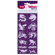 TyToo: Power Pack fiús csillámtetoválás sablon szett