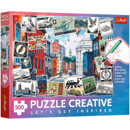 Üdvözlet Londonból – 500 db-os Creative puzzle – Trefl