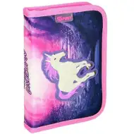 Spirit: Unikornis 3D mintás kihajtható töltött tolltartó 50db