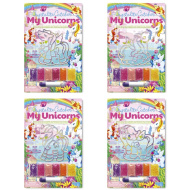 Unikornis kristálykép készítő kreatív szett többféle változatban 1db